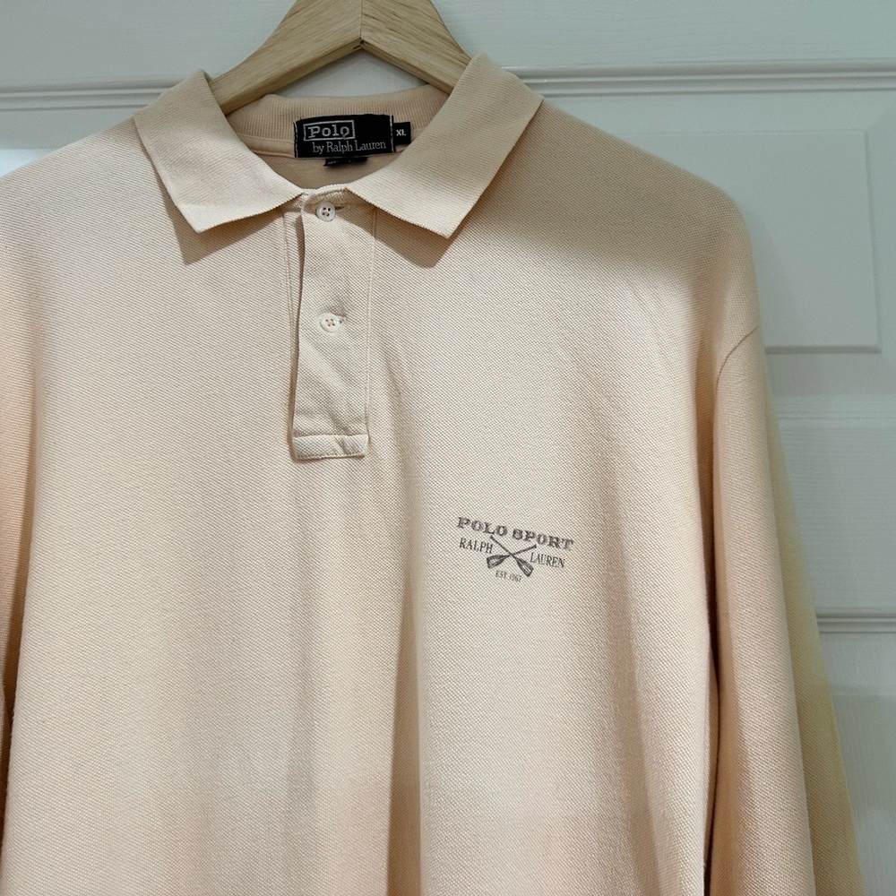Polo Ralph Lauren Shirt Vintage XL Rare Kayak Sport Mesh Long Sleeve Pre…​​​ - Picture 6 of 6